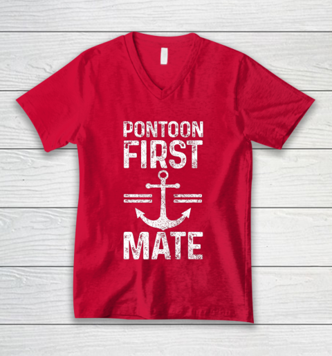 First Mate Of The Pontoon Funny Boating Shirt First Mate Of The Pontoon Funny Boating Shirt