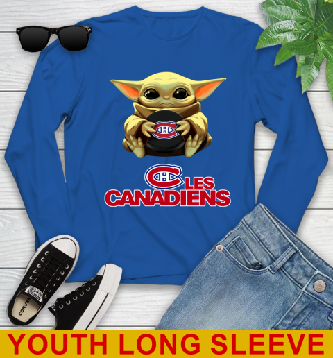 NHL Hockey Montreal Canadiens Star Wars Baby Yoda Shirt 131