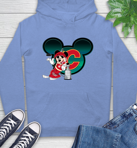 NHL Calgary Flames Stanley Cup Mickey Mouse Disney Hockey T Shirt Hoodie 11
