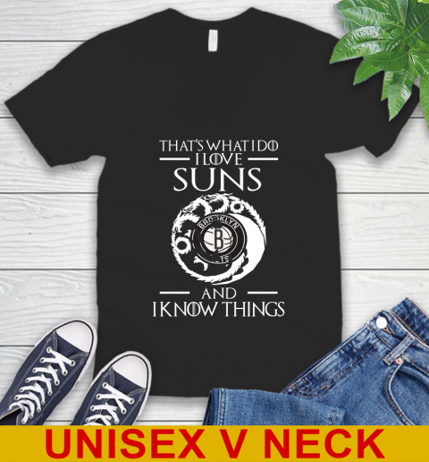 Brooklyn Nets NBA Basketball That's What I Do I Love My Team And I Know Things Game Of Thrones 47