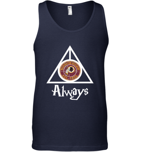 Always Love The Washington Redskins x Harry Potter Mashup NFL kg6t always love the washington redskins x harry potter unisex tank 17 front navy