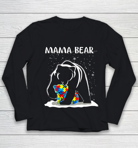 Mama Bear Autism Youth Long Sleeve