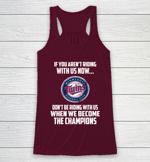 MLB Minnesota Twins Baseball We Become The Champions Racerback Tank 2