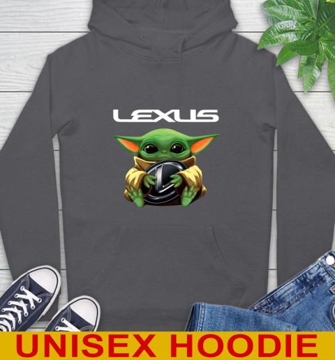 Star Wars Baby Yoda Hugs Lexus Car Shirt 19