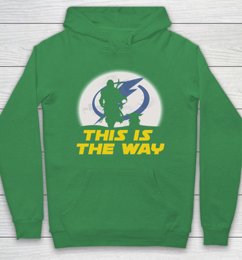 Tampa Bay Lightning NHL Ice Hockey Star Wars Yoda And Mandalorian This Is The Way Hoodie 5