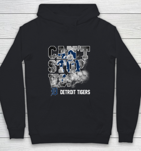 MLB Detroit Tigers Baseball Can't Stop Vs Detroit Tigers Youth Hoodie