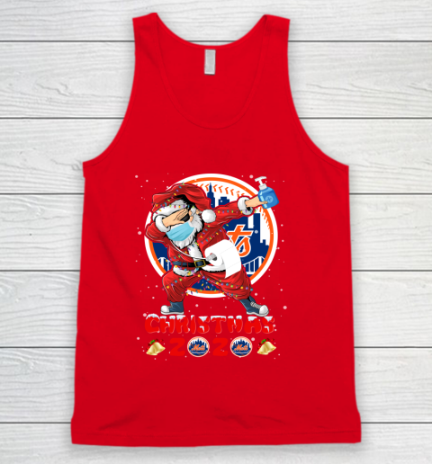 New York Mets Funny Santa Claus Dabbing Christmas 2020 MLB Tank Top 5