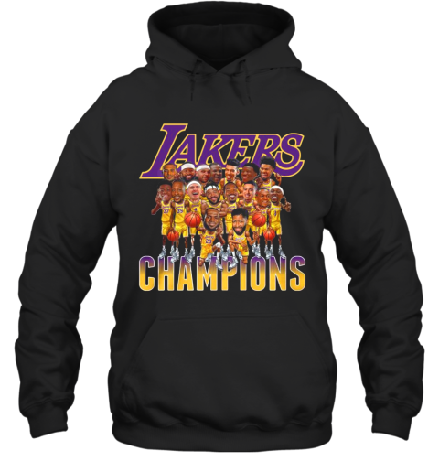 Los Angeles Lakers Team Champions 2020 Hoodie