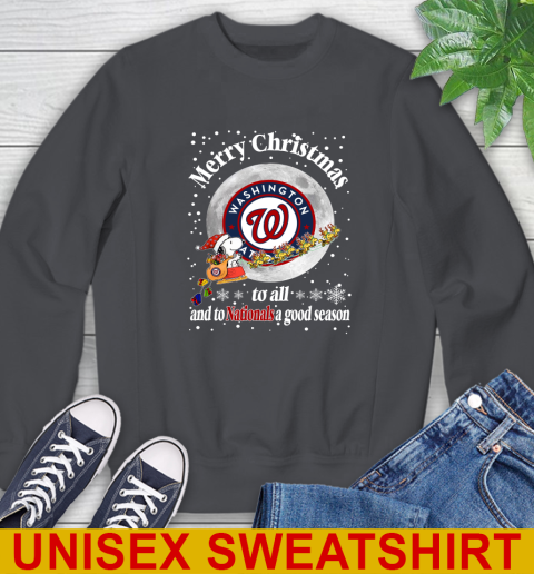 Washington Nationals Merry Christmas To All And To Nationals A Good Season MLB Baseball Sports Sweatshirt 7