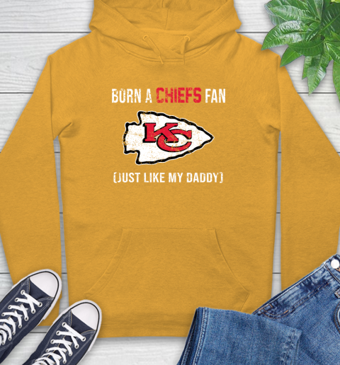 NFL Kansas City Chiefs Football Loyal Fan Just Like My Daddy Shirt Hoodie 2