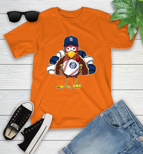 San Diego Padres Turkey thanksgiving Youth T-Shirt 7