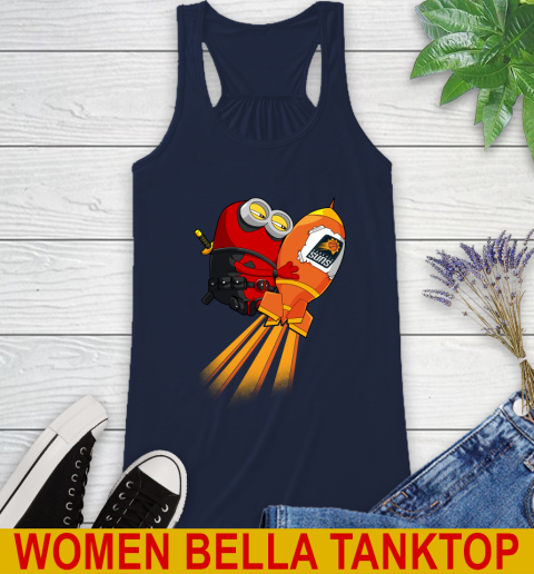NBA Basketball Phoenix Suns Deadpool Minion Marvel Shirt Racerback Tank 9