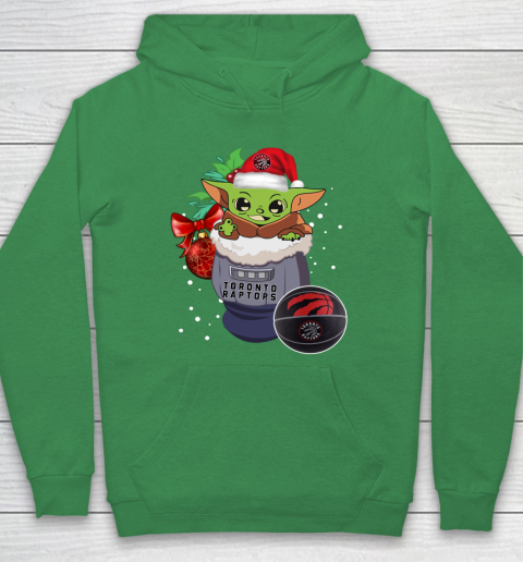 Toronto Raptors Christmas Baby Yoda Star Wars Funny Happy NBA Hoodie 8