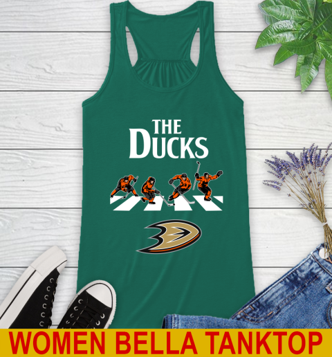 NHL Hockey Anaheim Ducks The Beatles Rock Band Shirt Racerback Tank 5