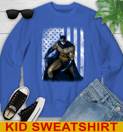 New Orleans Pelicans NBA Basketball Batman DC American Flag Shirt Youth Sweatshirt 6