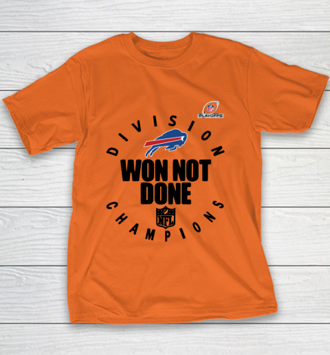Buffalo Bills East Champions 2020 NFL Playoffs Division Won Not Done Youth T-Shirt 3