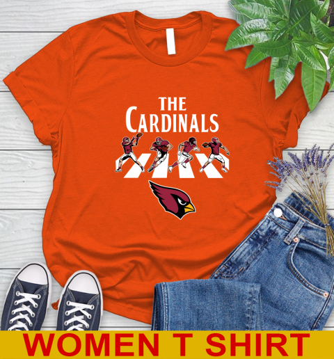 NFL Football Arizona Cardinals The Beatles Rock Band Shirt Women's T-Shirt 3