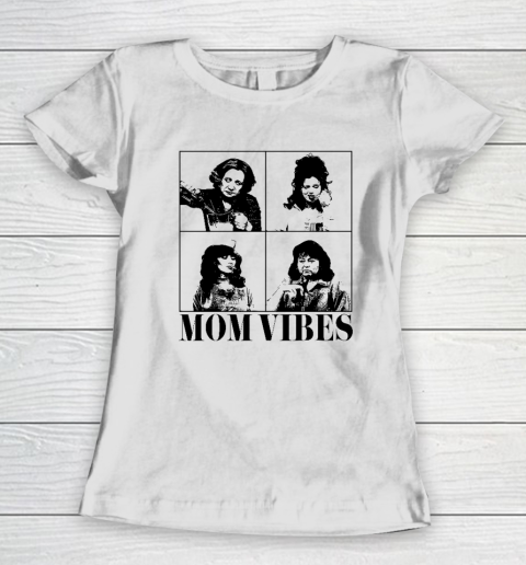 90's Mom Vibes Vintage Funny Cool Mom Trendy Mother's Day Women's T-Shirt