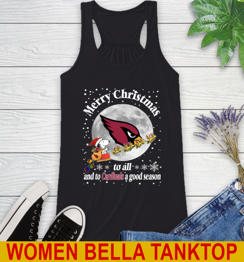 Arizona Cardinals Merry Christmas To All And To Cardinals A Good Season NFL Football Sports Racerback Tank