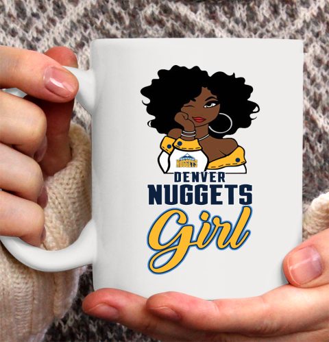 Denver Nuggets Girl NBA Ceramic Mug 11oz 2