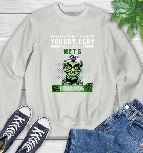 MLB Talk Shit New York Mets I Kill You Achmed The Dead Terrorist Jeffrey Dunham Baseball Sweatshirt 5