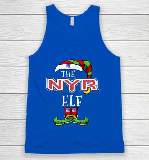 New York Rangers Christmas ELF Funny NHL Tank Top 4
