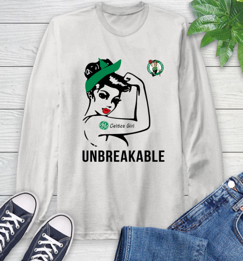 NBA Boston Celtics Girl Unbreakable Basketball Sports Long Sleeve T-Shirt