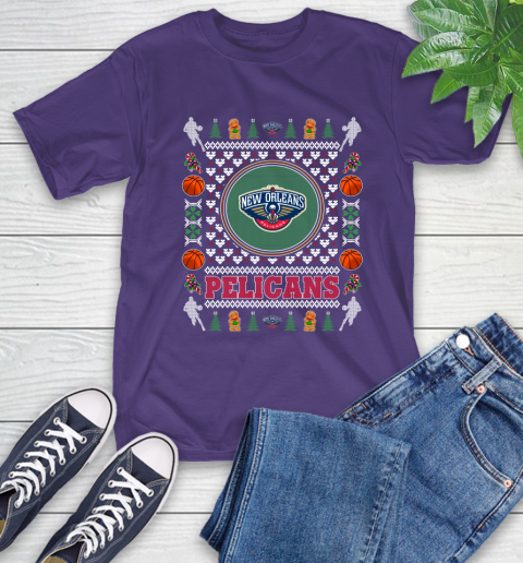 New Orleans Pelicans Merry Christmas NBA Basketball Loyal Fan Ugly Shirt 5