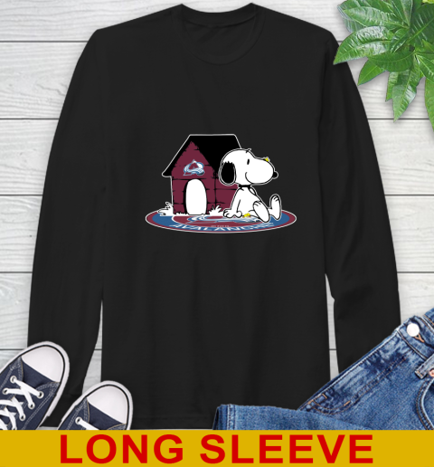NHL Hockey Colorado Avalanche Snoopy The Peanuts Movie Shirt Long Sleeve T-Shirt 2