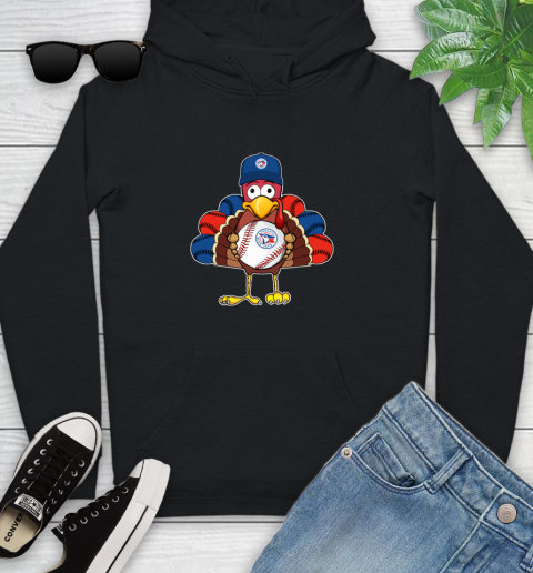 Toronto Blue Jays Turkey thanksgiving Youth Hoodie 2