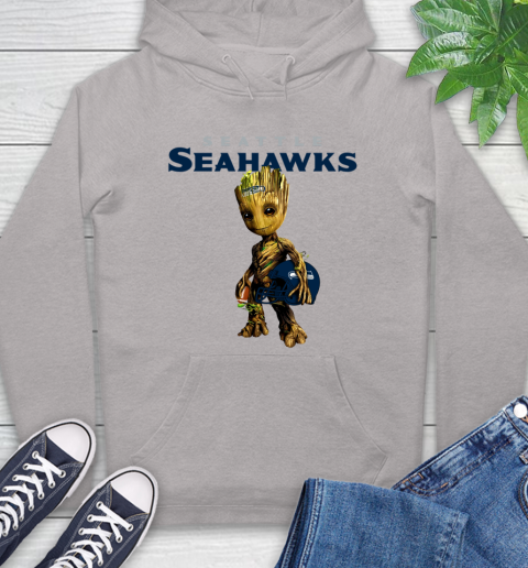 Seattle Seahawks NFL Football Groot Marvel Guardians Of The Galaxy Hoodie 12