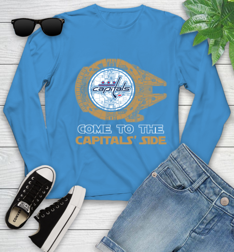 NHL Come To The Washington Capitals Wars Hockey Sports Youth Long Sleeve 8