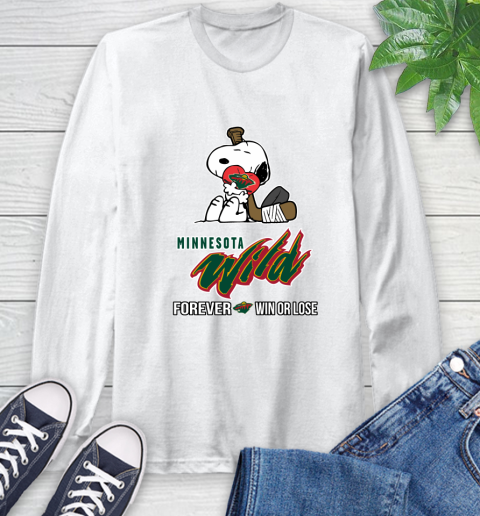 NHL The Peanuts Movie Snoopy Forever Win Or Lose Hockey Minnesota Wild 58