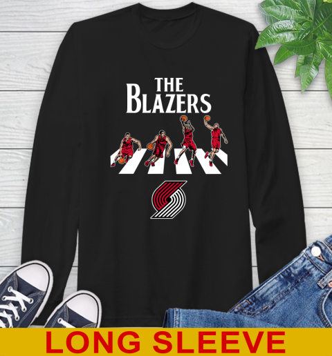 NBA Basketball Portland Trail Blazers The Beatles Rock Band Shirt Long Sleeve T-Shirt
