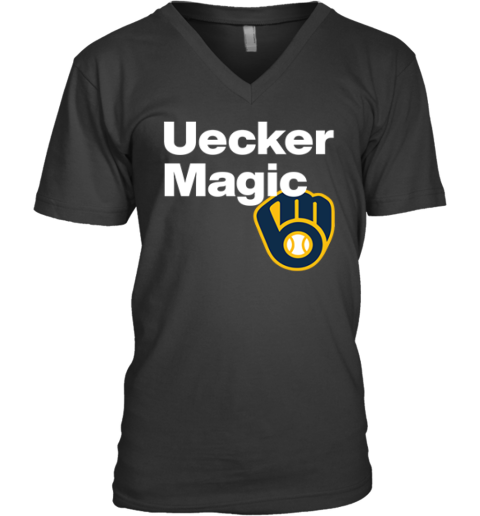 Uecker Magic Bob Uecker Premium V-Neck T-Shirt