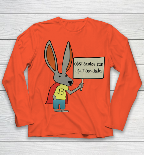 Rick Flag Shirt  Ultra Bunny with a Sign Youth Long Sleeve 2