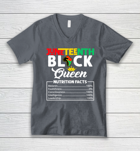 Juneteenth Tshirt Women Juneteenth Shirts African American V-Neck T-Shirt 3