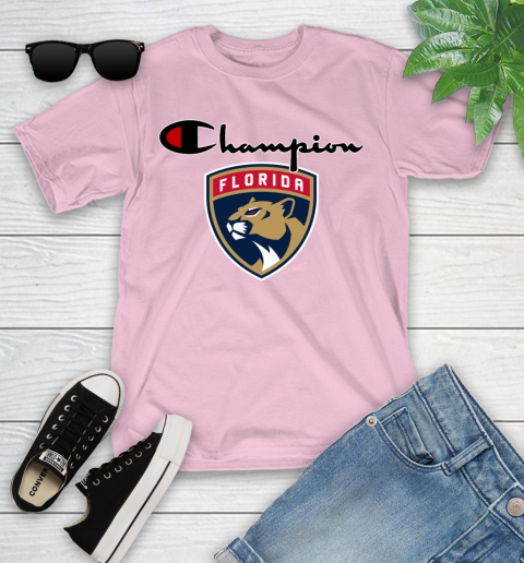 NHL Hockey Florida Panthers Champion Shirt Youth T-Shirt 7