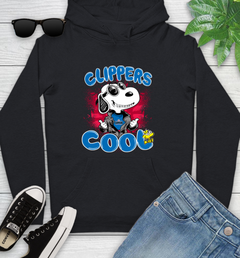 NBA Basketball LA Clippers Cool Snoopy Shirt Youth Hoodie