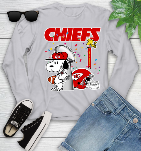 Kansas City Chiefs Champions Super Bowl 2020 Snoopy Middle Finger Shirt 126