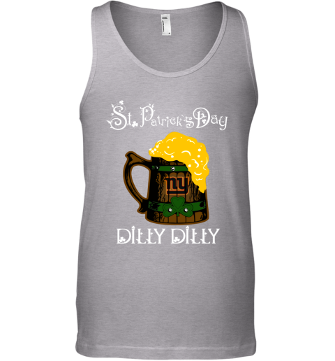 NFL New York Giants St Patrick's Day Dilly Dilly Beer Football Sports 7RvSxzZxlp1 unisex tank 17 95 151514 front sport grey