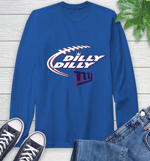 NFL New York Giants Dilly Dilly Football Sports Long Sleeve T-Shirt 9
