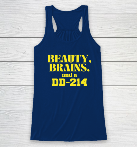 Beauty Brains And A DD-214 Racerback Tank 4