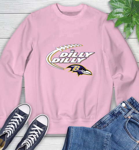 NFL Baltimore Ravens Dilly Dilly Football Sports Sweatshirt 9