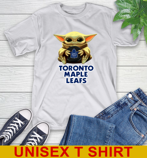 NHL Hockey Toronto Maple Leafs Star Wars Baby Yoda Shirt 12