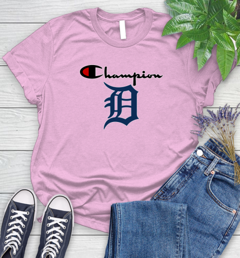 MLB Baseball Detroit Tigers Champion Shirt Women's T-Shirt 8