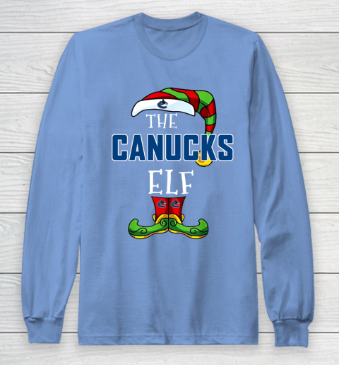 Vancouver Canucks Christmas ELF Funny NHL Long Sleeve T-Shirt 8