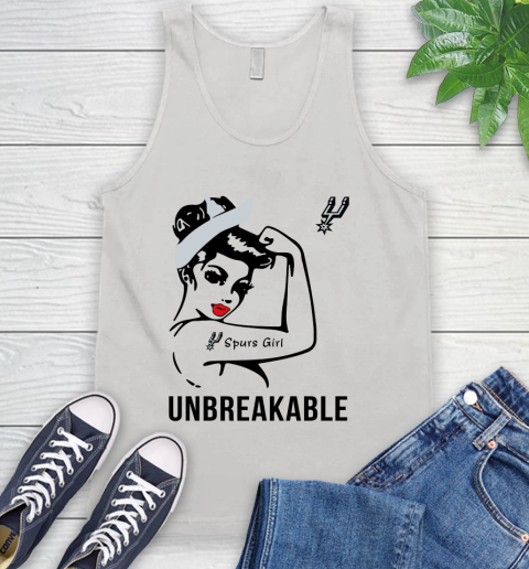 NBA San Antonio Spurs Girl Unbreakable Basketball Sports Tank Top