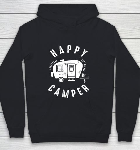 Happy Camping Camper Trailer W Youth Hoodie