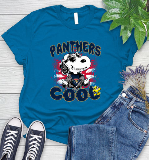 NHL Hockey Florida Panthers Cool Snoopy Shirt Women's T-Shirt 9 NHL Hockey Florida Panthers Cool Snoopy Shirt Women's T-Shirt - Image 9